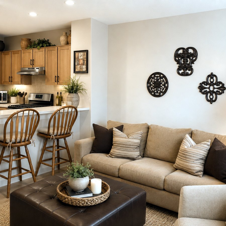 Open family room